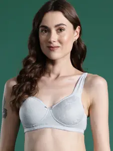 DressBerry Floral Rapid-Dry Full Coverage Lightly Padded Bra 1280