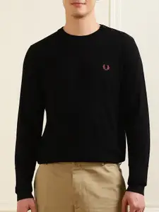 Fred Perry Round Neck Woollen Pullover