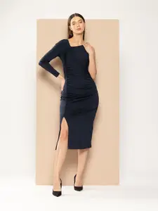 Chemistry Side Slit Bodycon Dress
