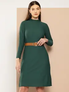 Chemistry A-Line Dress with Belt