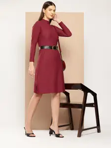 Chemistry A-Line Dress with Belt