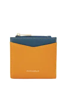 Accessorize Women Colourblock Bi-Fold Multi Compartment Wallet