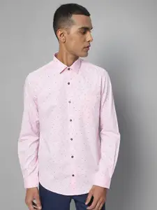Turtle Standard Micro Dity Printed Pure Cotton Formal Shirt
