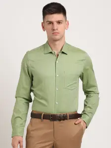 Turtle Standard Dobby Pure Cotton Formal Shirt