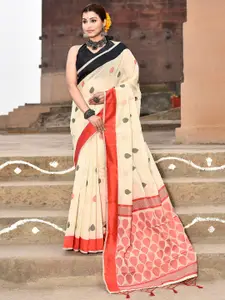 elora Ethnic Motifs Pure Cotton Bhagalpuri Saree