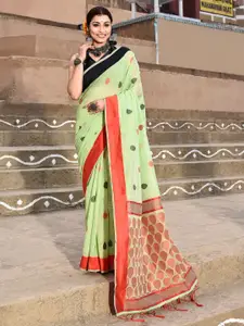 elora Woven Design Pure Cotton Bhagalpuri Saree