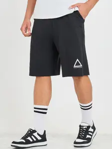 Styli Men Oversized Athleisure Shorts with Drawstring Closure