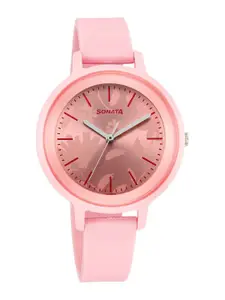 Sonata Women Splash Quartz Analogue Watch 87049PP13W
