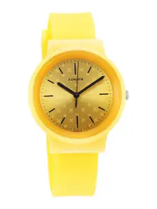 Sonata Women Round Shaped Analogue Watch 87048PP03W