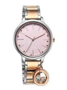 Sonata Women Stainless Steel Bracelet Style Straps Analogue Watch 87050KM03