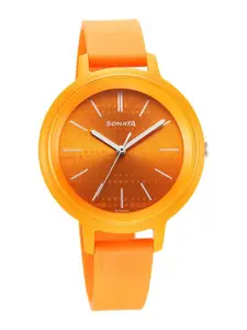 Sonata Women Straps Analogue Watch 87049PP04W