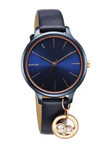 Sonata Women Leather Straps Analogue Watch 87050KL02