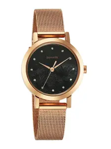 Sonata Women Stainless Steel Bracelet Style Straps Analogue Watch 8174WM05