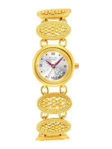 Titan Women Embellished Dial & Bracelet Style Straps Analogue Watch 95172YM01