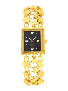 Titan Women Textured Dial & Bracelet Style Straps Analogue Watch 95173YM01