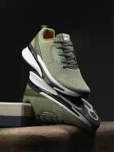 HRX by Hrithik Roshan Men Green Mesh Running Shoes