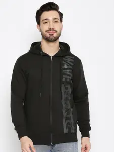 Duke Hooded Cotton Front-Open Sweatshirt