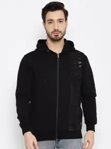 Duke Hooded Cotton Front-Open Sweatshirt