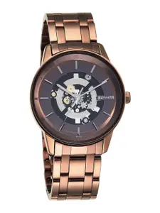 Sonata Men Printed Dial & Stainless Steel Bracelet Style Straps Analogue Watch 7133QM01