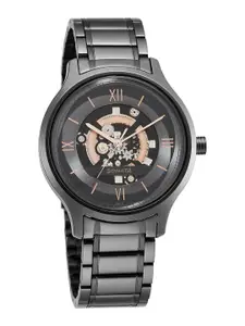 Sonata Men Dial & Stainless Steel Bracelet Style Straps Analogue Watch 7140QM01