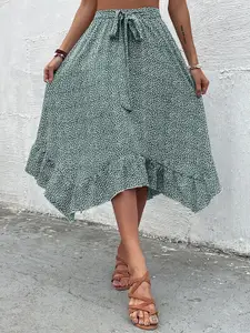 StyleCast Printed Flared Skirts