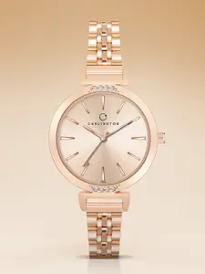 CARLINGTON Women Stainless Steel Bracelet Style Analogue Chronograph Watch Iconic 2034