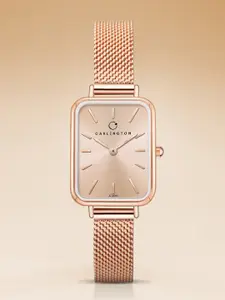 CARLINGTON Women Bracelet Style Straps Analogue Chronograph Watch Iconic 204