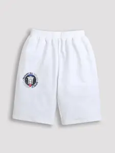 ZIP ZAP ZOOP Boys Mid Rise Pure Cotton Shorts