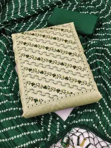 KALINI Ethnic Motifs Embroidered Unstitched Dress Material