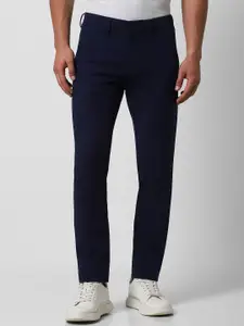 Van Heusen Men Slim Fit Mid-Rise Trousers
