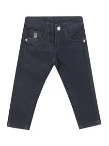 U.S. Polo Assn. Kids Boys Classic Slim Fit Clean Look Stretchable Jeans