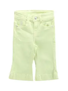 U.S. Polo Assn. Kids Girls Classic Twill Bootcut Clean Look Stretchable Jeans