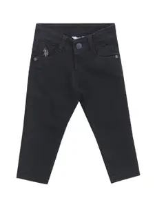 U.S. Polo Assn. Kids Boys Classic Slim Fit Clean Look Stretchable Jeans