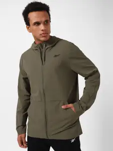 Reebok Woven Fz Hooded Sporty Jacket