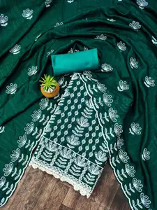 MANVAA Embellished Unstitched Dress Material