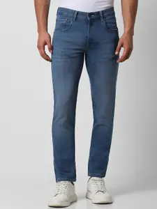 VAN HEUSEN DENIM LABS Men Slim Fit Clean Look Heavy Fade Stretchable Jeans