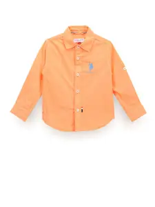 U.S. Polo Assn. Kids Boys Classic Fit Pure Cotton Casual Shirt