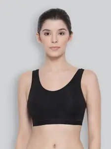 LYRA Full Coverage Non Padded Cotton Workout Bra- All Day Comfort