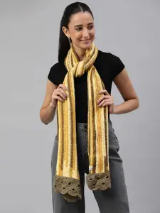 Magic Needles Women Striped Scarf