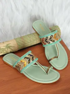 Anouk Embellished One Toe Flats