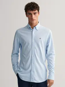 GANT Button-Down Collar Long Sleeves Cotton Casual Shirt