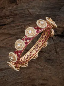 Kushal's Fashion Jewellery Kundan-Studded Bangle