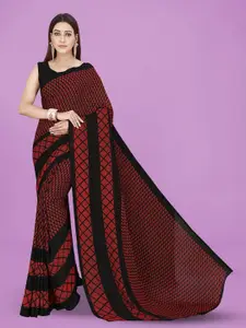 ANAND SAREES Ethnic Motifs Poly Georgette Saree