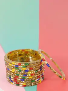 LAVAZZA Set Of 12 Zircon-Studded Bangles