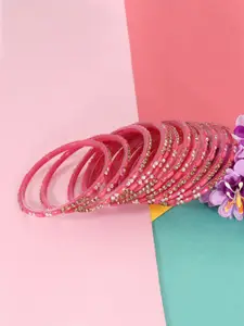 LAVAZZA Set Of 12 Crystal-Studded Bangles