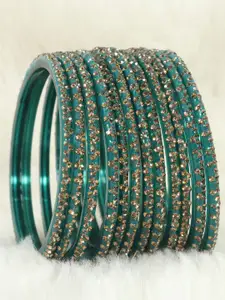 LAVAZZA Set Of 12 Crystal Studded Bangles