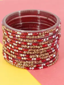 LAVAZZA Set Of 12 Glass Bangles