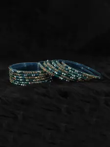 LAVAZZA Set Of 12 Crystal-Studded Bangles