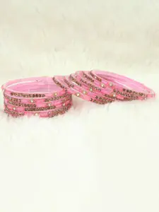 LAVAZZA Set Of 12 Crystal-Studded Bangles