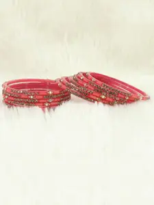 LAVAZZA Set Of 12 Crystal-Studded Bangles